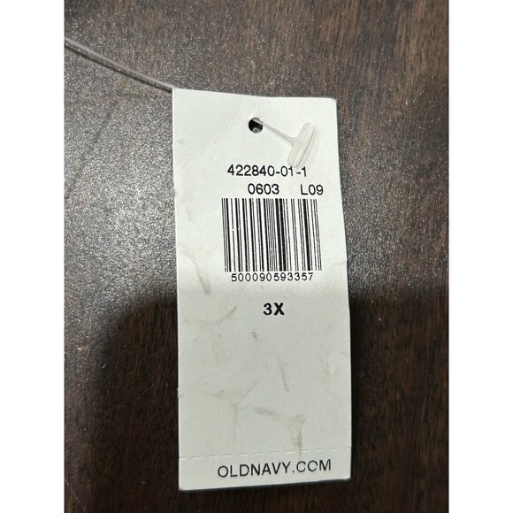 Old Navy NWT Womens Red Floral Print Top Off Shoulder Bubble Design Sz 3X - Picture 7 of 9